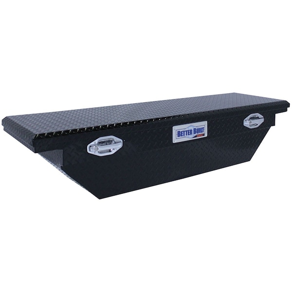 63IN BLACK WEDGED SINGLE LID LOW PROFILE BOX